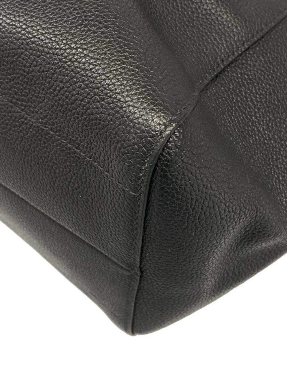 PRADA Vittelograin tote bag 1BG301 Black Leather Women's Tote Bag - Picture 3 of 15
